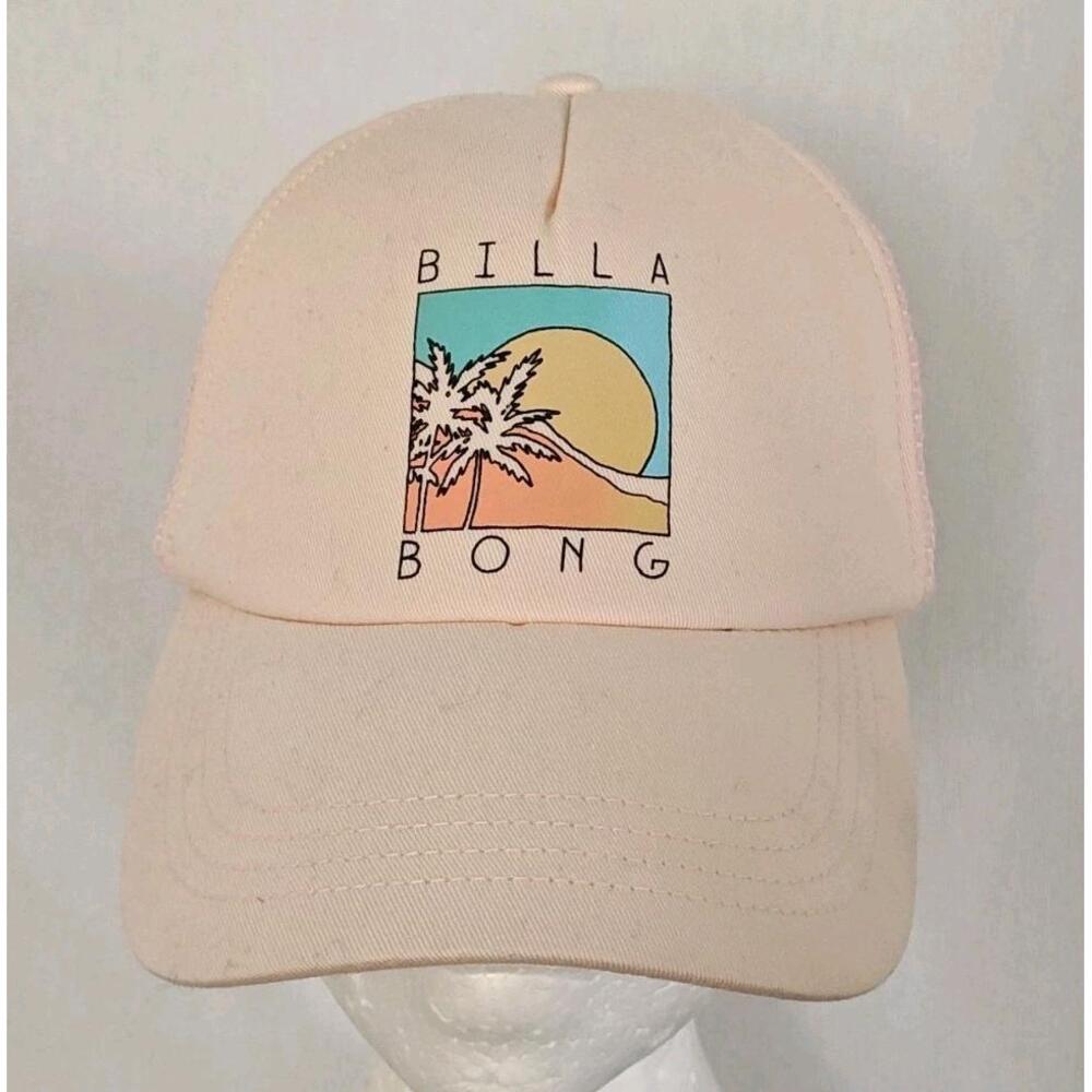 Billabong Womens Trucker Mesh‎ Back Snapback Surfer Hat Baseball Cap